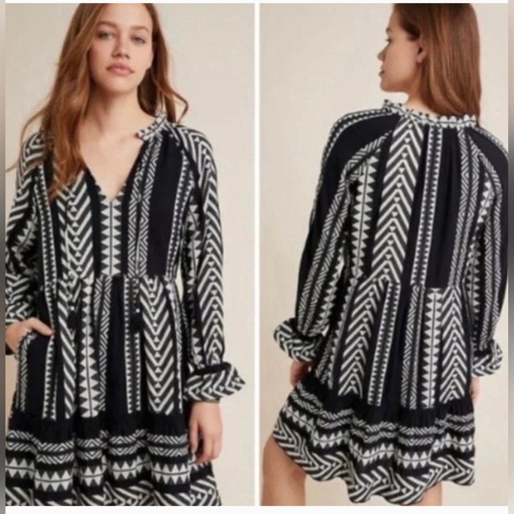 Anthropologie Maeve Dominique Tunic Dress